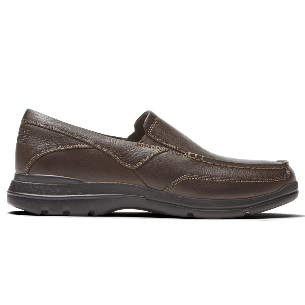 Rockport Mens City Play Two - Slip-On Brown - KPZ689207